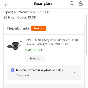 Hepsiburada Hepsijet Kargo Ürünüm İptal Edildi