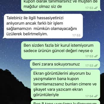 A101 İn 60 Lira Kupon Mesajı Gönderip 57 Lirasını Geri Alması