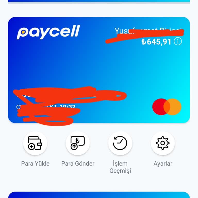 Paycell Kartım Kullanılmıyor Yardım.