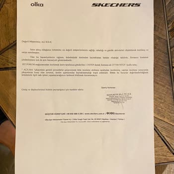 Birkaç Ayda Patlayan Ve Garantide Kabul Edilmeyen Skechers Marka Bot
