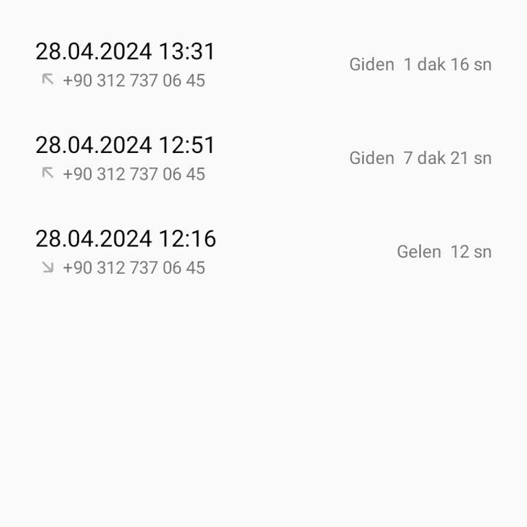 0312 737 04 06 03127370645 Numarasını Şikayet Etmek İstiyorum