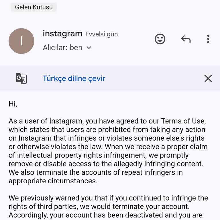 Instagram Hesap Kapama