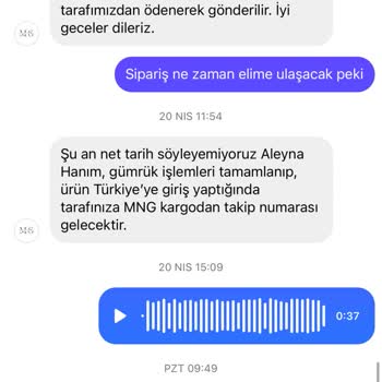 Mermaid's Glance Siparişim Gönderilmiyor İptal Etmek İstediğimde İptal Etmiyorlar