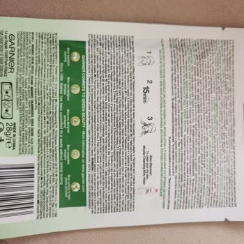 Garnier Son Kullanma Tarihi Silinmiş Maske Sorunu