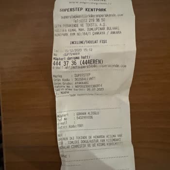 SuperStep Markasının Superkids Le İnsanları Mağdur Etmesi