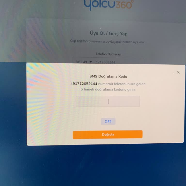Yolcu360 Siteye Giriş Sorunu