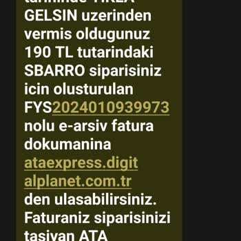 Tıkla Gelsin Sbarro Muhatap Yok Çok Sorumsuzlar