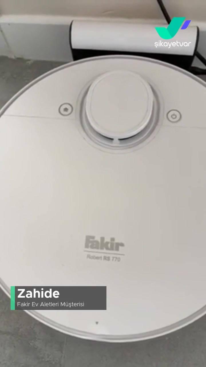Fakir RS 770 Model Robot Süpürgem Şarj Almıyor! videonun kapak resmi