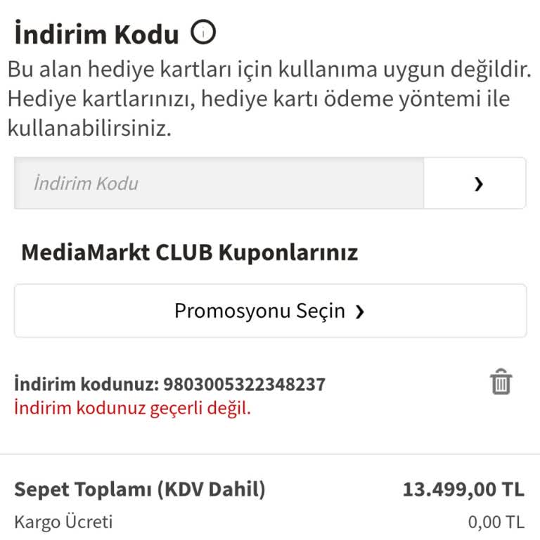 Media Markt'in Müşterilerine Promosyon Oyunu