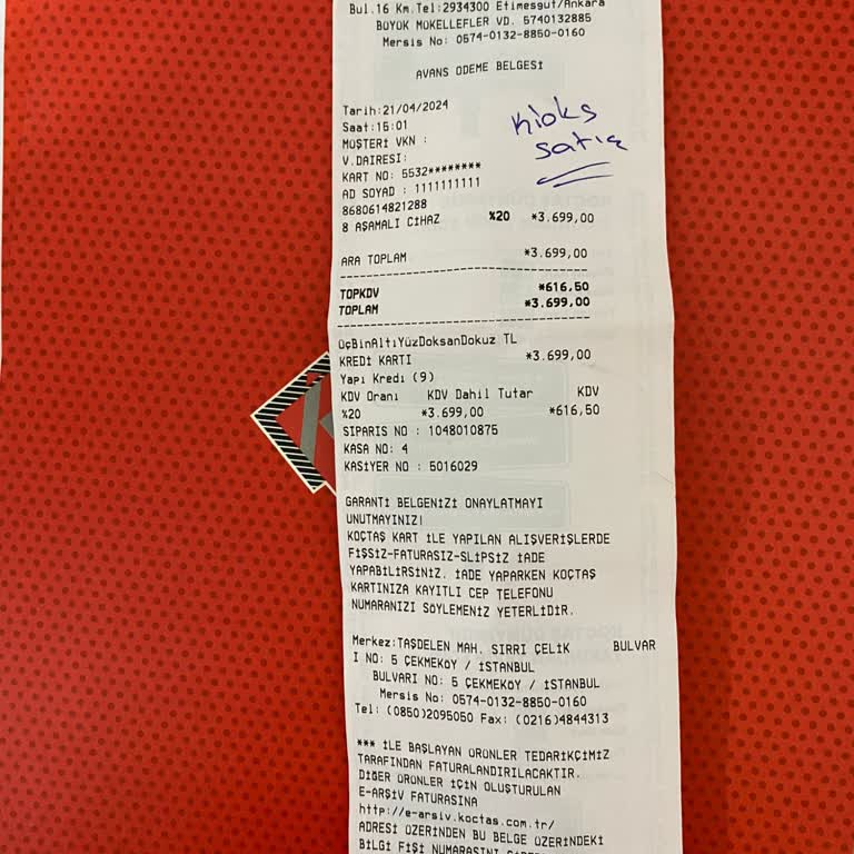 Koçtaş Arıtma Cihazı Kurulum Kargaşası