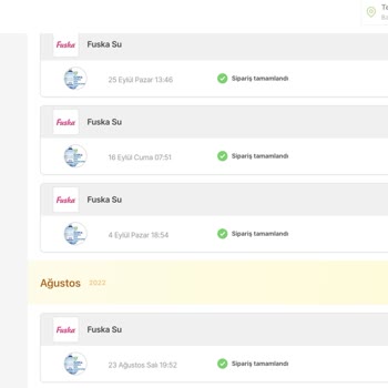 Fuska Su - Damacana Şişe Ve Depozito İadesi Talebinin Karşılanmaması!