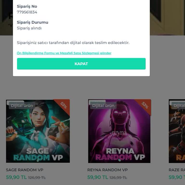 Shopier Ve Rowexty'de Geciken Sipariş Onayı