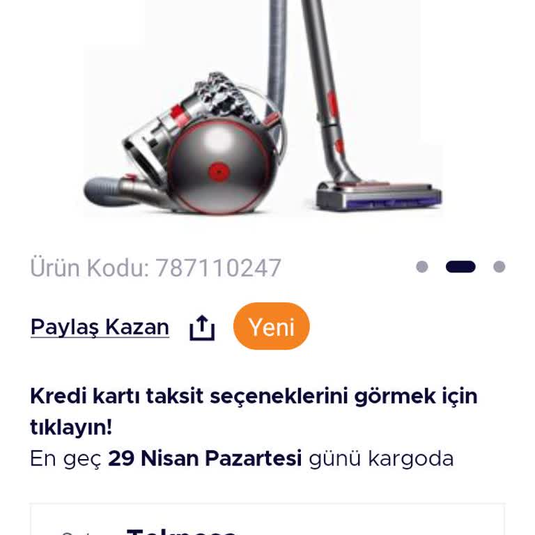 Teknosa'ya Güvenmekle Hata Yapmışım.