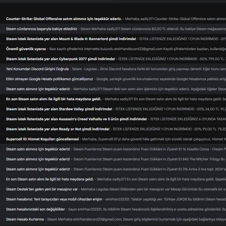 Steam Hesabım Çalındı Hesabıma Erişemiyorum Lütfen Yardım Edin