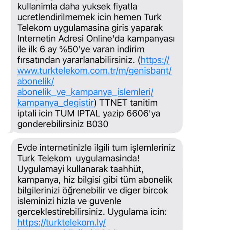 Türk Telekom İnternet Bağlantımda Kopma Ve Müşteri Temsilcilerinizle İlgili