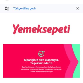 Yemeksepeti 30 Dakika Bekleyiş Sonucu Sipariş İptali