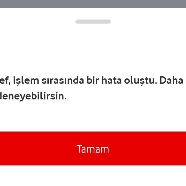 Vodafone Pay Hep Hata Veriyor. Cüzdanıma Kampanya Kodunu Giremiyorum