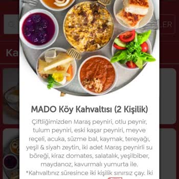 Mado'da Menüde Yazanla Gelen Farklı!