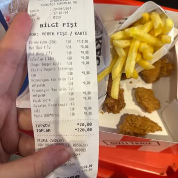 KFC Sürekli Eksik Ürün Sorunu