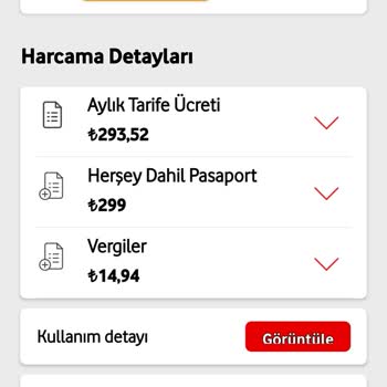 Vodafone Onaysız Faturalandırma Ücreti