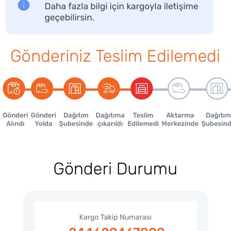 Sendeo Kargom Elime Ulaşmadı