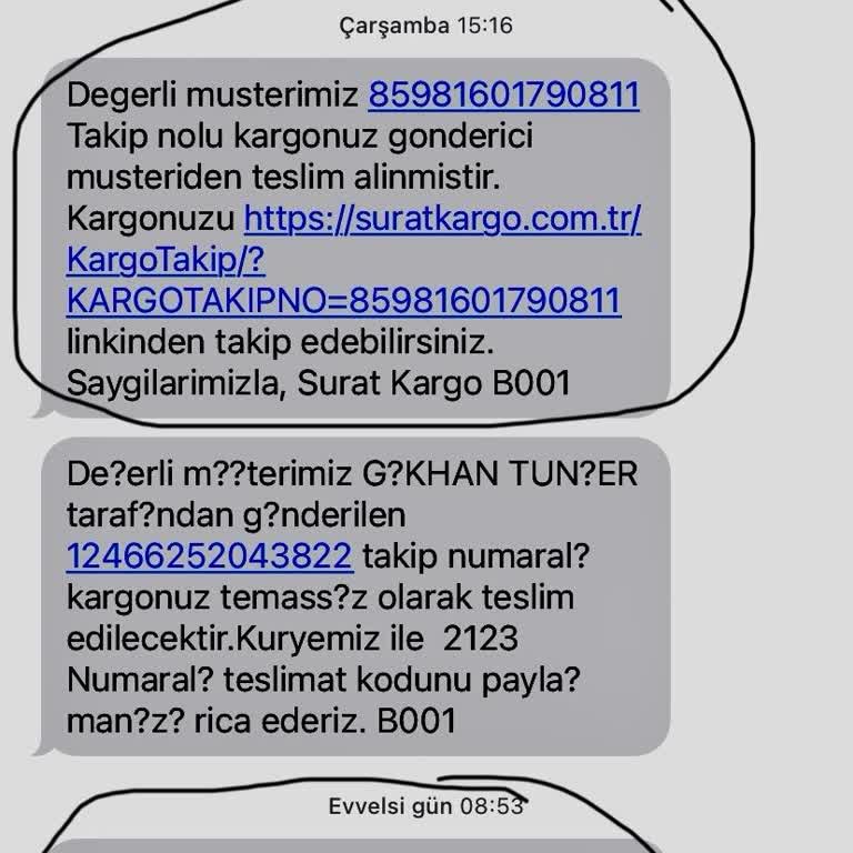 Sürat Kargo'nun Ürünümü Teslim Edildi Gösterip Teslim Etmemesi