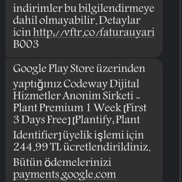 Codeway Aboneliğin İptalini İstiyorum