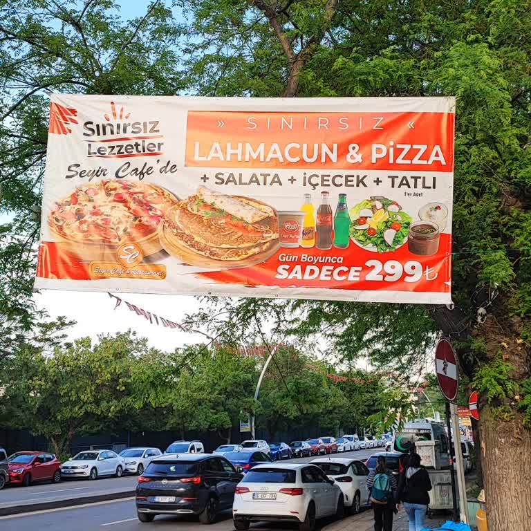 Seyir Cafe Yalan Sınırsız Lahmacun Ve Pizza Kampanyası