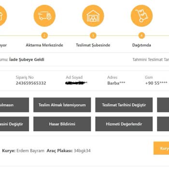 Bir Günde Kargo Firması Kargomu Teslim Etmiyor.