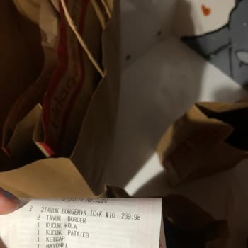 Burger King Eksik Ürün Konulmuş