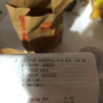Burger King Eksik Ürün Konulmuş
