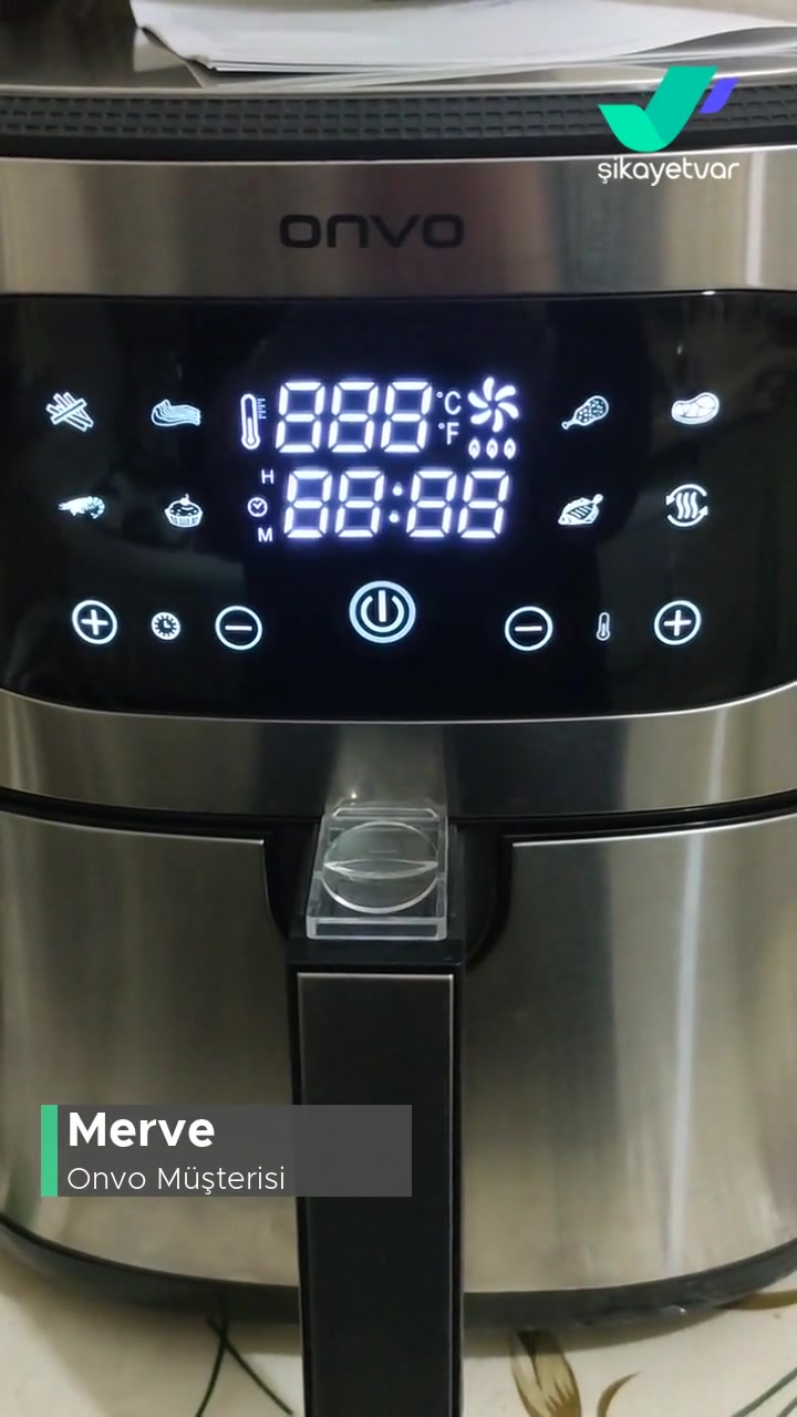 Onvo Airfryer Dijital Ekran Arızası videonun kapak resmi