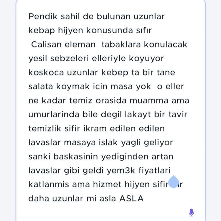 Uzunlar Kebap Bir Daha Asla