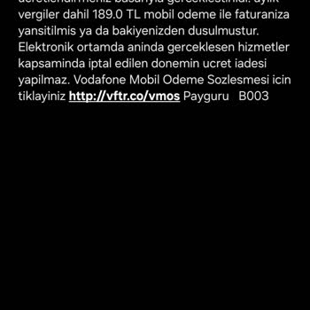 Vodafone Çocuğumun Bilinçsiz Tıklamasıyla Haksız Mobil Ödeme!