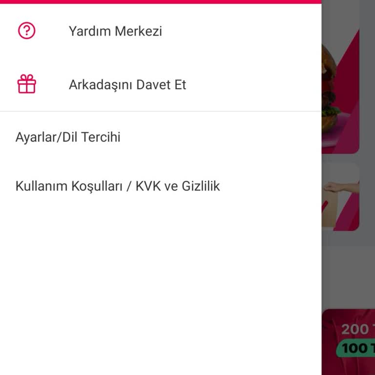 Yemeksepeti Siparişin İptal Edilmesi