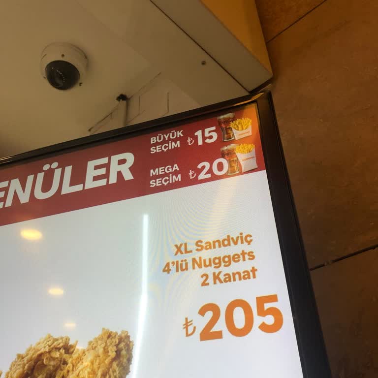 Popeyes 01 Burda Menü Eksikliği