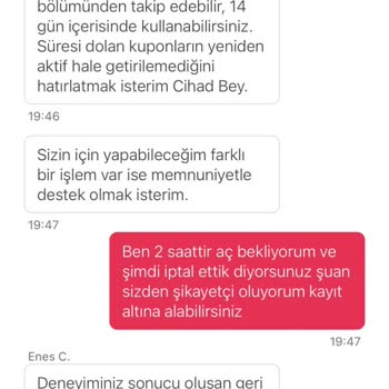 Yemek Sepeti Geç Kalma Ve İptal