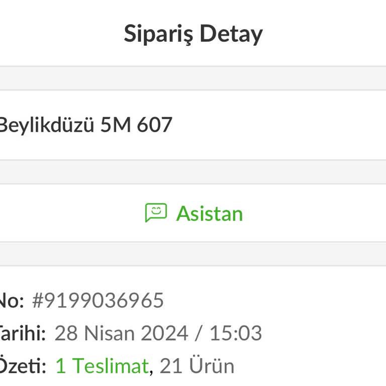 Migros Araç Arızası Bahanesi İle Ürünlerimi Getirmiyor!