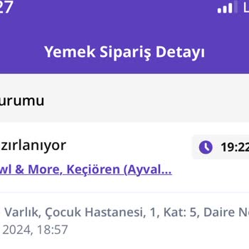 Getir Yemek Siparişim Teslim Edilmedi. İade