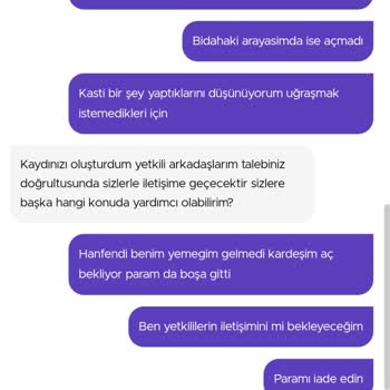 Getir Yemek Teslim Edildi Deyip Yemeği Yollamıyor