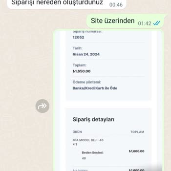 Beyhan Butik Sitesinden Ödemesini Yaptığım Ürünün Gönderilmemesi.