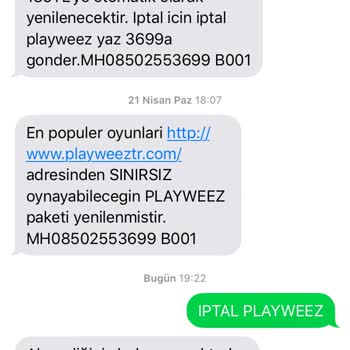 Türk Telekom Playweez Abonelik Ücretinin Geri İadesi Talebi