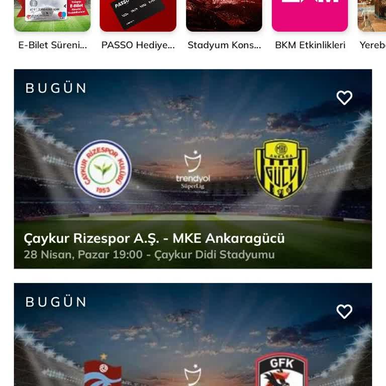 Passolig Passo Uygulamasında Bilet Alım Hatası