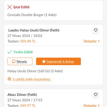 Trendyol İndirimli Yemek Hayal Kırıklığı