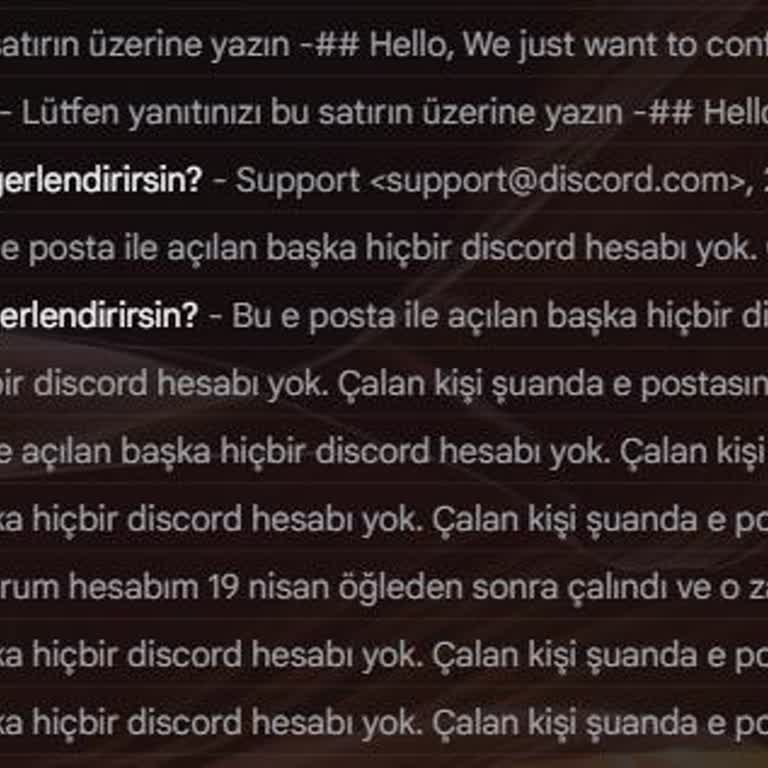 Discord Yardım Hiçbir İşe Yaramıyor