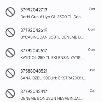 Vodafone Yurt Dışı SMS'leri