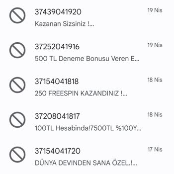 Vodafone Yurt Dışı SMS'leri
