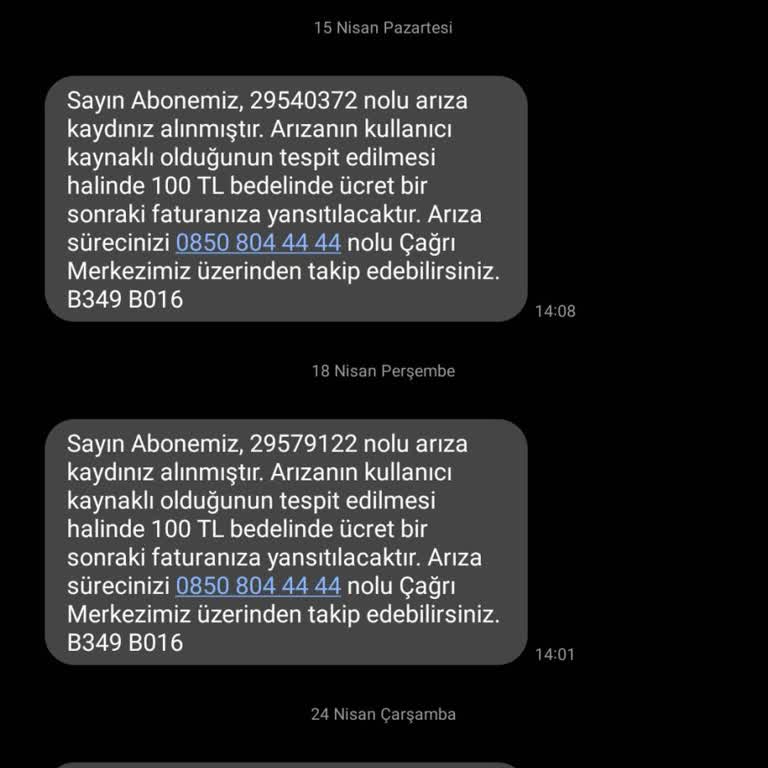 Kablo Net TÜRKSAT Arıza İle İlgilenilmemesi