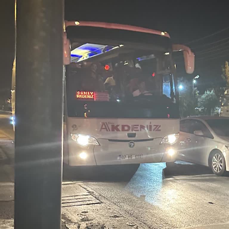 Güney Akdeniz Sayesinde Otogarda Değil Yolda İndirilen Yolcu Olduk.