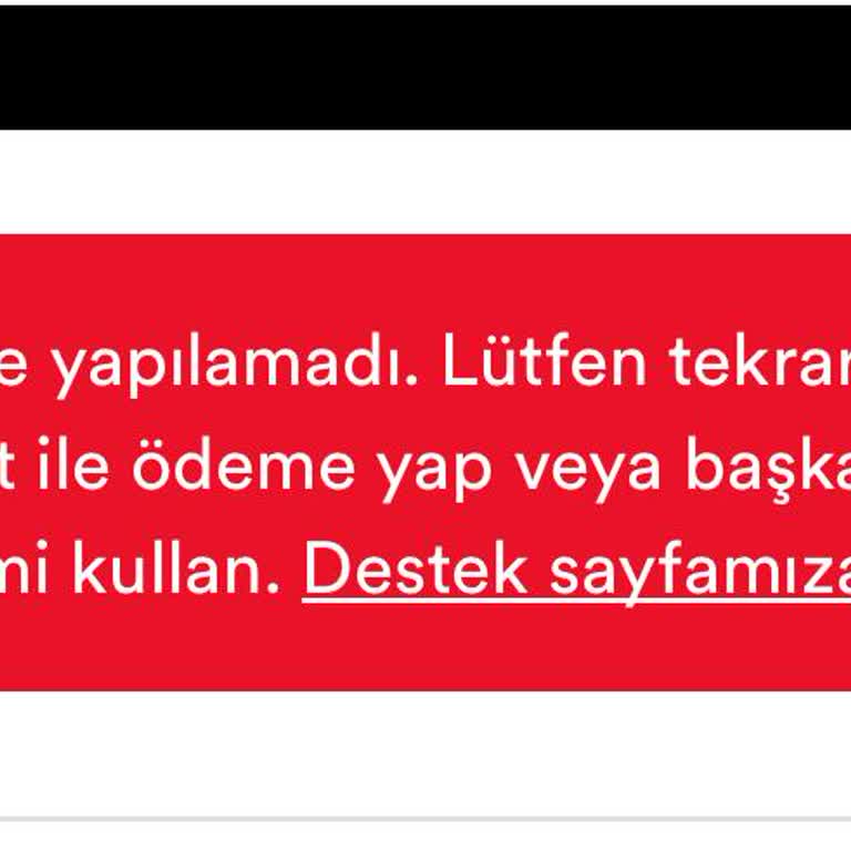 Spotify Premium Satın Alımımda Sorun